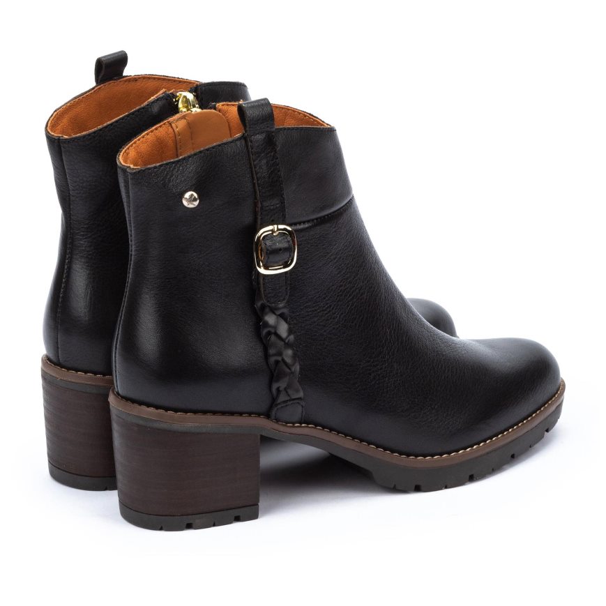 Women's Pikolinos LLANES Ankle Boots Black | NZ B970385